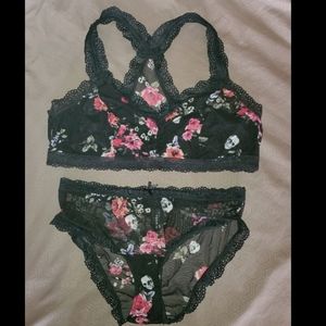 Bralette and matching panties